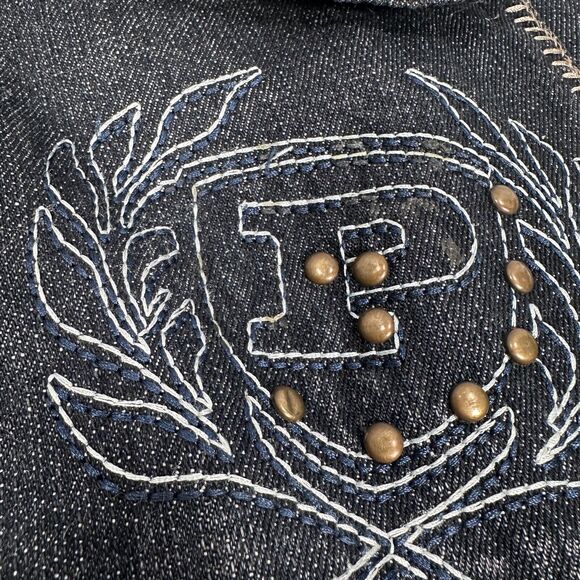 Phat Farm Skater Hip Hop Baggy Jeans Men’s 38 x 30 Blue Straight Leg Y2K - Picture 11 of 12